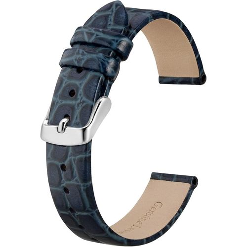 Kal-Bracelets De Montre En Cuir, Bandes De Remplacement Souples Avec Boucle Polie, 10mm 12mm 14mm 16mm 18mm 19mm 20mm