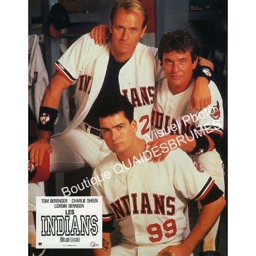 Les Indians (Major League) : Jeu De 12 Photos D'exploitation Cinématographique - Format 21x27,5 Cm -De David S. Ward Avec Tom Berenger, Charlie Sheen, Corbin Bernsen, Rene Russo, Dennis Haysbert -1989