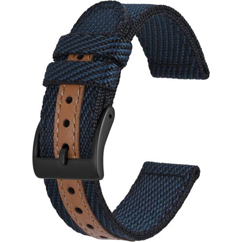 Kal-Sportif Bracelets De Montre En Nylon, Militaire Sangles De Rechange Pour Hommes 18mm 20mm 22mm, Plusieurs Couleurs