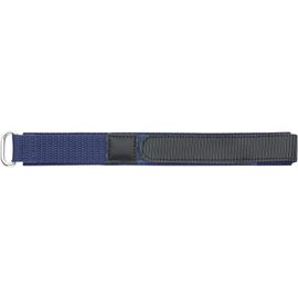Kal-Bracelet De Montre En Tissu Avec Fermeture Velcro Bleu Foncé 18 Mm