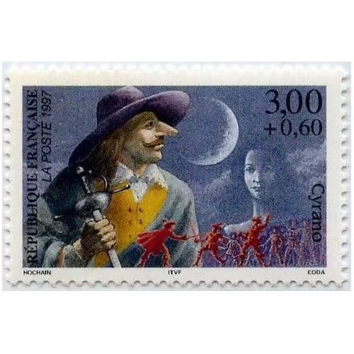 France 1997, Très Beau Timbre Neuf** Luxe Yvert 3118, Héros De La Littérature, Cyrano De Bergerac, Héros D' Edmond Rostand.