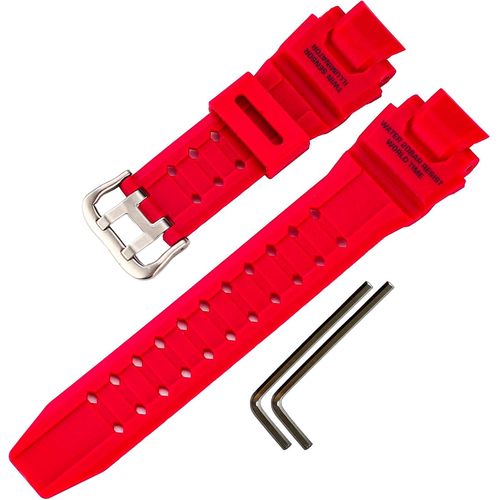 Kal-Bracelet De Montre De Rechange En Résine Pour Casio Pour G-Shock Ga-1000 Ga-1100 Gw-A1000 Gw-A1100 Gw-4000 G-1400 Bracelet De Sport Étanche Noir