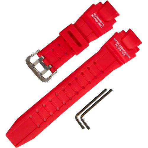 Kal-Bracelet De Montre De Rechange En Résine Pour Casio Pour G-Shock Ga-1000 Ga-1100 Gw-A1000 Gw-A1100 Gw-4000 G-1400 Bracelet De Sport Étanche Noir