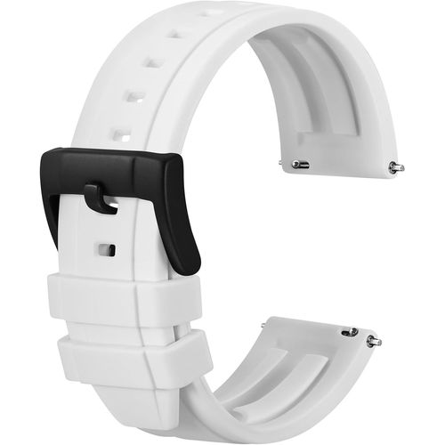 Kal-Bracelet En Silicone Premium, Bracelet En Caoutchouc À Libération Rapide Pour Hommes Et Femmes, Couleur Et Largeur Au Choix 18mm 20mm 22mm 24mm