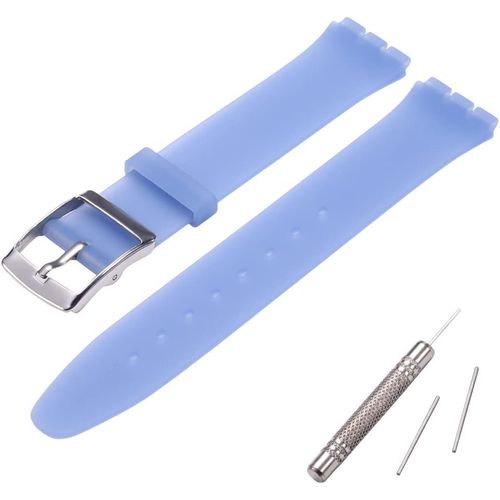 Kal-Bracelet De Rechange En Silicone Ultra Fin Pour Femme - Compatible Avec La Série Swatch Skin (16 Mm)