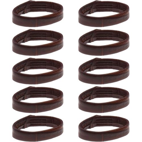 Kal-10pcs Bracelet De Montre Boucle Remplacement Bracelet De Montre Anneaux De Fixation Bracelet En Cuir Montre Bande Titulaire Montre Accessoires