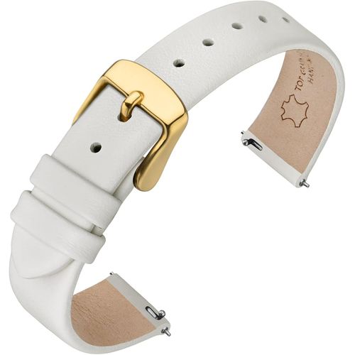 Kal-Bracelet De Montre En Cuir Véritable Pour Homme Femme, Dégagement Rapide, Bande De Remplacement 12mm 13mm 14mm 16mm 18mm 20mm 22mm