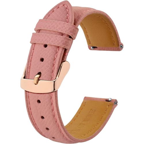 Kal-Bracelets De Montres En Cuir Texturé, Remplacement Dégagement Rapide Pour Femme Homme, 18mm 20mm 22mm