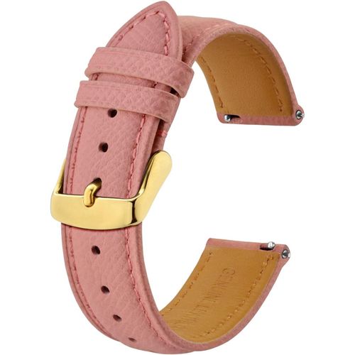 Kal-Bracelets De Montres En Cuir Texturé, Remplacement Dégagement Rapide Pour Femme Homme, 18mm 20mm 22mm