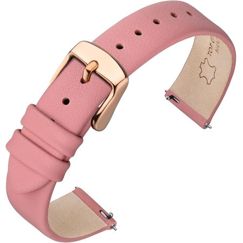 Kal-Bracelet De Montre En Cuir Véritable Pour Homme Femme, Dégagement Rapide, Bande De Remplacement 12mm 13mm 14mm 16mm 18mm 20mm 22mm