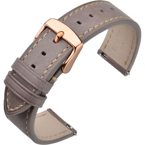 Kal-Bracelet Montre 16mm 17mm 18mm 19mm 20mm 21mm 22mm, Bracelets De Remplacement Cuir À Libération Rapide Pour Femme Homme