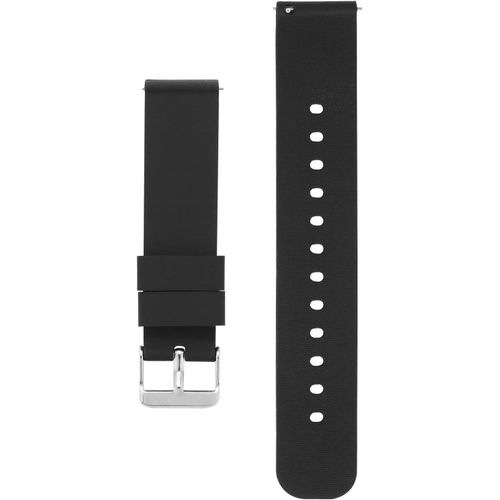 Kal-Bracelets De Montre En Silicone, Sangles De Rechange En Caoutchouc Souple Imperméables À Dégagement Rapide Avec Boucle En Acier Inoxydable Plaqué Argent(22mm-Vert Armée)