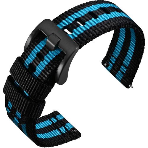 Kal-Bracelet De Montre En Nylon À Dégagement Rapide, Bracelets De Montres Militaires Pour Homme 18mm 19mm 20mm 22mm 24mm