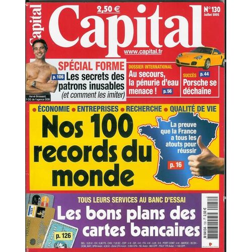 Capital N° 130 : Nos 100 Records Du Monde
