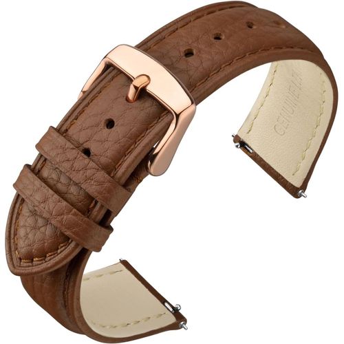 Kal-Bracelet De Montre, Bracelets De Remplacement Cuir 16mm 18mm 19mm 20mm 22mm À Libération Rapide Pour Femme Homme