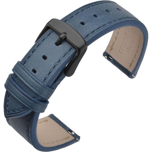 Kal-Bracelet Montre 16mm 17mm 18mm 19mm 20mm 21mm 22mm, Bracelets De Remplacement Cuir À Libération Rapide Pour Femme Homme