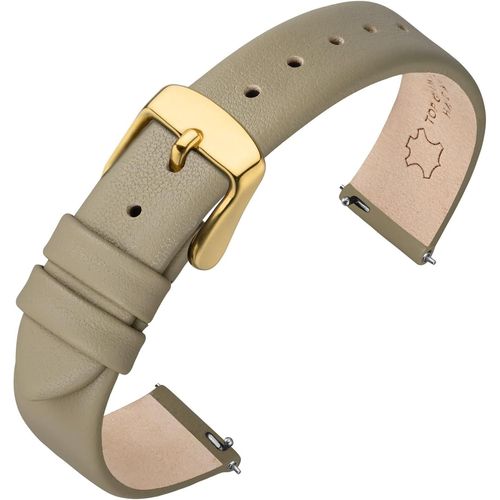 Kal-Bracelet De Montre En Cuir Véritable Pour Homme Femme, Dégagement Rapide, Bande De Remplacement 12mm 13mm 14mm 16mm 18mm 20mm 22mm