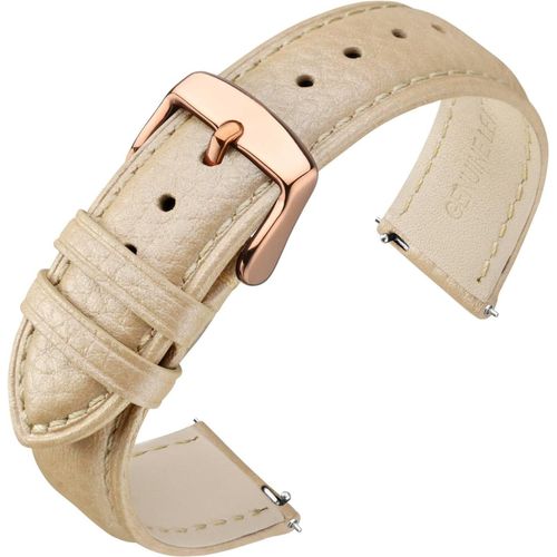 Kal-Bracelet De Montre, Bracelets De Remplacement Cuir 16mm 18mm 19mm 20mm 22mm À Libération Rapide Pour Femme Homme