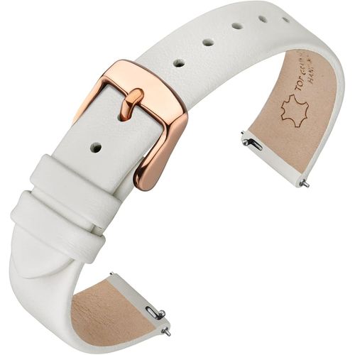 Kal-Bracelet De Montre En Cuir Véritable Pour Homme Femme, Dégagement Rapide, Bande De Remplacement 12mm 13mm 14mm 16mm 18mm 20mm 22mm