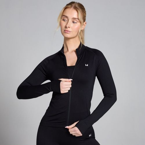Veste Zippée Sans Coutures Mp Shape Pour Femmes ¿ Noir - S