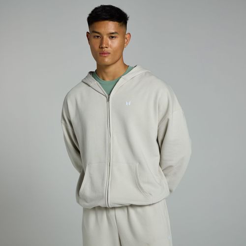 Sweat À Capuche Zippé Mp Tempo Pour Hommes ¿ Cendre - L