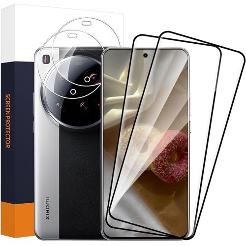 Kal-Verre Trempé Pour Xiaomi 15 Ultra 5g, Caméra Protecteur, Haute Sensibilité, 3d Couverture Complète Protection Écran, 9h Dureté, Ultra Hd Xiaomi 15 Ultra Vitre Protection-2+2 Pièces