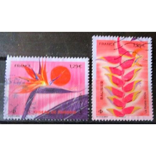 2024. F5750;F5751: Fleurs Tropicales.