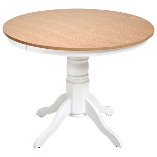 Table De Repas Akron Frêne Clair 100 Cm 100 Cm Bois