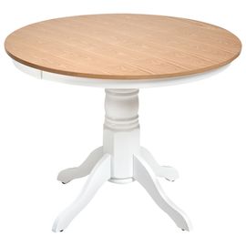 Table De Repas Akron Frêne Clair 100 Cm 100 Cm Bois