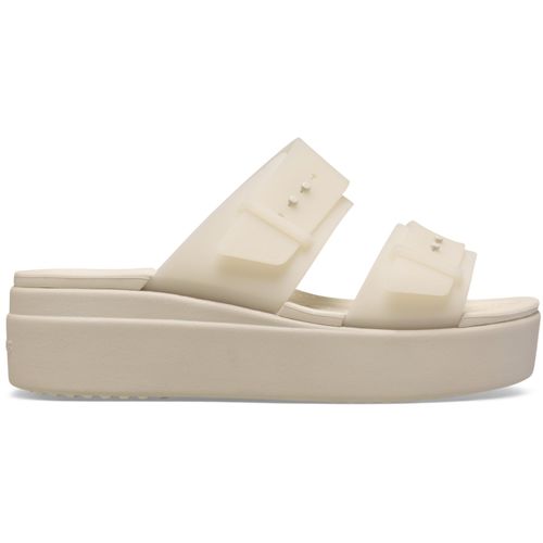 Chaussures Mules Compensées Crocs Brooklyn Frosted Low