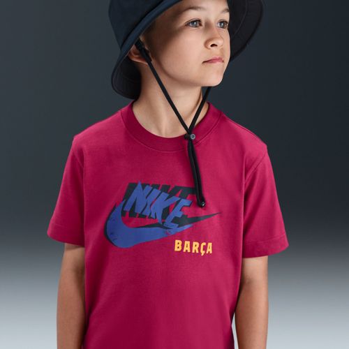 T-Shirt Nike Football Fc Barcelona Pour Ado - Rouge