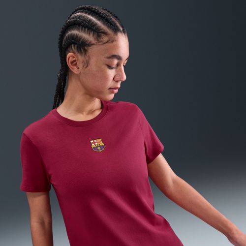 T-Shirt Nike Football Fc Barcelona Pour Femme - Rouge