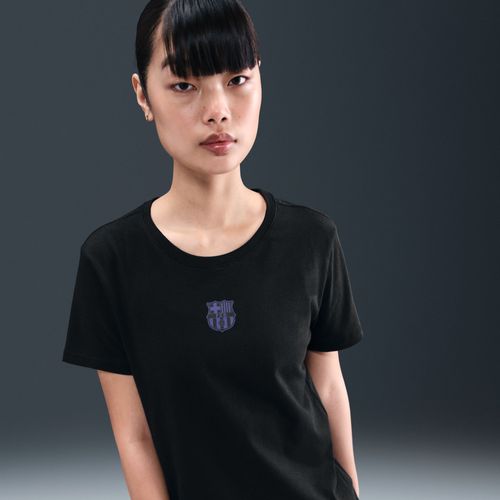 T-Shirt Nike Football Fc Barcelona Pour Femme - Noir
