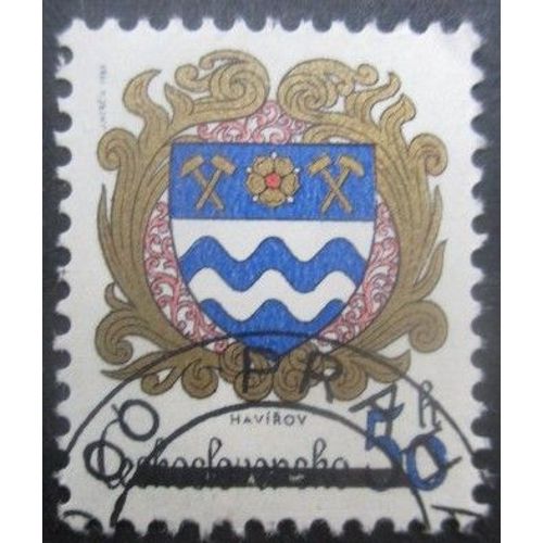 Tchecoslovaquie N°2616 Armoirie De Havirov Oblitéré