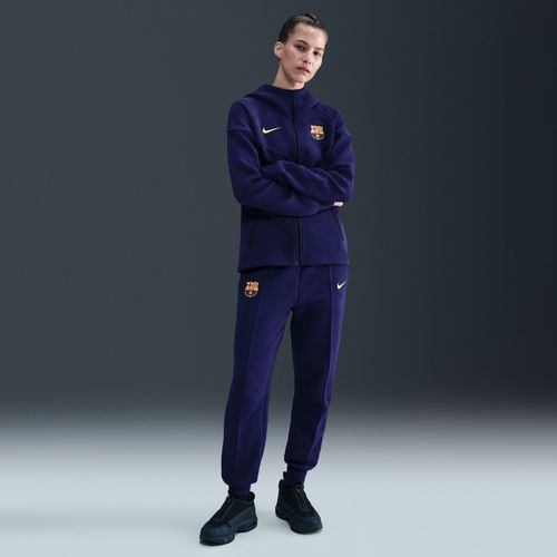 Pantalon De Jogging Taille Mi-Haute En Fleece Nike Football Fc Barcelona Tech Pour Femme - Pourpre