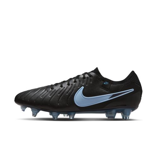 Chaussures De Foot Basse Crampons Pour Terrain Gras Nike Tiempo Legend 10 Elite Noir