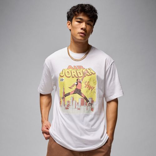 T-Shirt À Imprimé Bd Jordan Pour Homme - Blanc