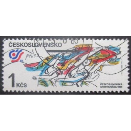 Tchecoslovaquie N°2633 Gymnastique Rythmique Oblitéré