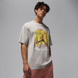 T-Shirt À Imprimé Bd Jordan Pour Homme - Gris