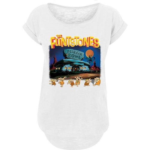 F4nt4stic T-Shirt 'the Flintstones Champions Of Bedrock Bowl'  Bleu / Jaune / Orange / Blanc