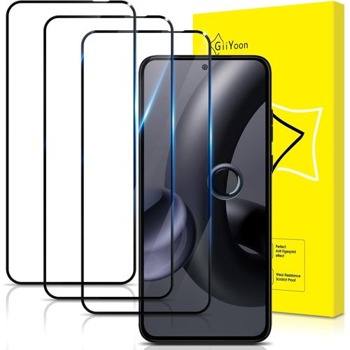 Kal-Lot De 3, Verre Trempé Pour Motorola Moto Edge 30 Neo [Couverture Complète] [Vitre Protecteur 9h Dureté] [Sans Bulles] [Anti-Rayures] Film Protection Écran Compatible Avec Motorola Edge 30 Neo