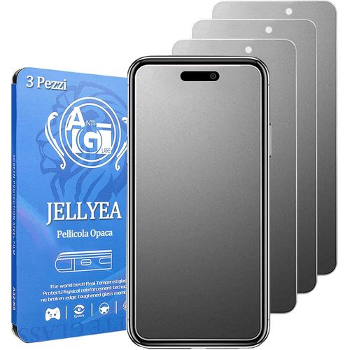 Kal-Verre Trempé Mat Pour Iphone 16 [3-Pièces] Protection Écran Anti-Reflets, Anti-Empreinte Digitale, 9h Vitre Protecteur Pour Iphone 16, 6.1