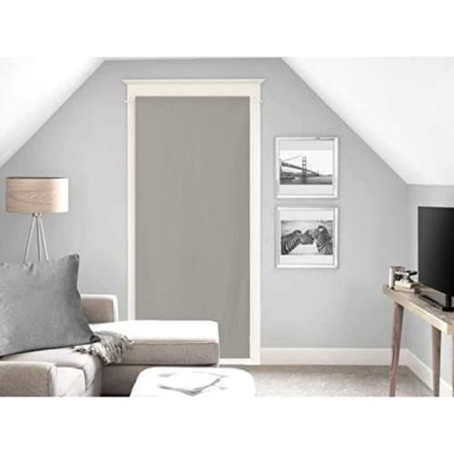 Noemie Voilage, Voile Porte Fenêtre, Polyester, Taupe, 70x200 Cm