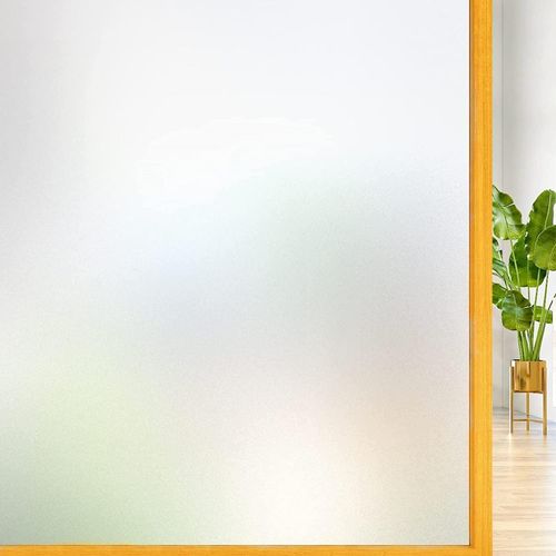 Film de Protection pour fenêtre - Opaque, Autocollant - Film en Verre dépoli - Anti-UV (30 x 200 cm, Mat)