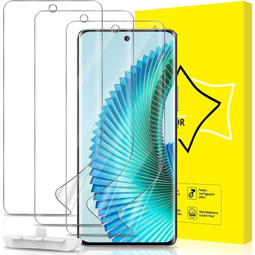 Kal-Lot De 3, Protection Ecran Pour Honor Magic 6 Lite 5g [Vitre Protecteur 9h Dureté] [Sans Bulles] [Anti-Rayures] Films De Protection En Tpu Flexible Compatible Avec Honor Magic 6 Lite 5g
