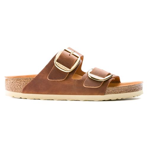 Sandales Femme Birkenstock Arizona Big Buckle Natural Leather Oiled