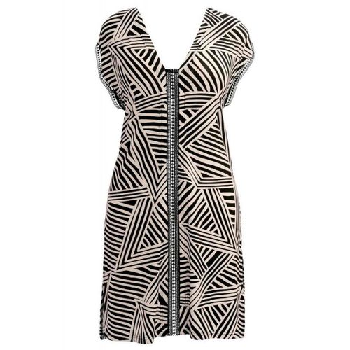 Tunique De Plage - Noir En Viscose