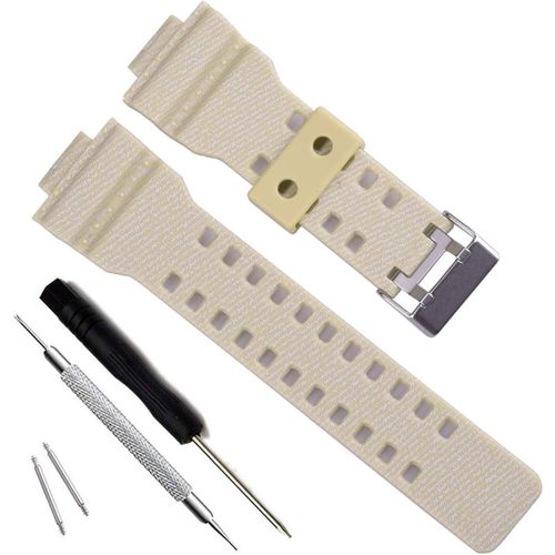 Kal-My Time Olibopo Natural Resin Replacement Watch Band Strap For Casio Mens G-Shock Gd120/Ga-100/Ga-110/Ga-100c