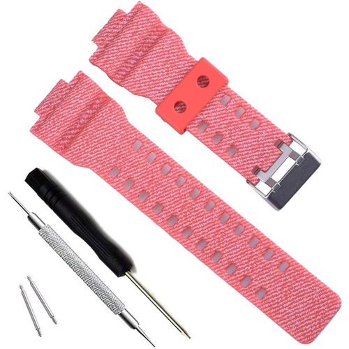 Kal-My Time Olibopo Natural Resin Replacement Watch Band Strap For Casio Mens G-Shock Gd120/Ga-100/Ga-110/Ga-100c