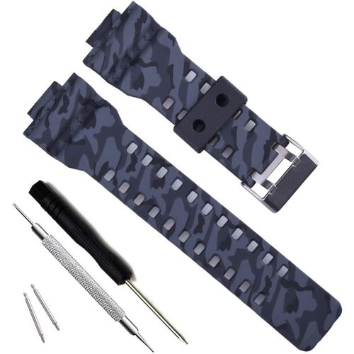 Kal-My Time Olibopo Natural Resin Replacement Watch Band Strap For Casio Mens G-Shock Gd120/Ga-100/Ga-110/Ga-100c